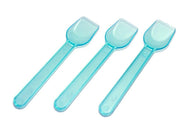 Blue - Transparent Gelato Spoon - 3-11/18 (Handle) x 7/8" (Width)
