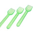 Green - Transparent Gelato Spoon - 3-11/18 (Handle) x 7/8" (Width)