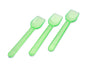 Green - Transparent Gelato Spoon - 3-11/18 (Handle) x 7/8" (Width)
