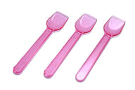 Pink - Transparent Gelato Spoon - 3-11/18 (Handle) x 7/8" (Width)