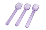 Purple - Transparent Gelato Spoon - 3-11/18 (Handle) x 7/8" (Width)