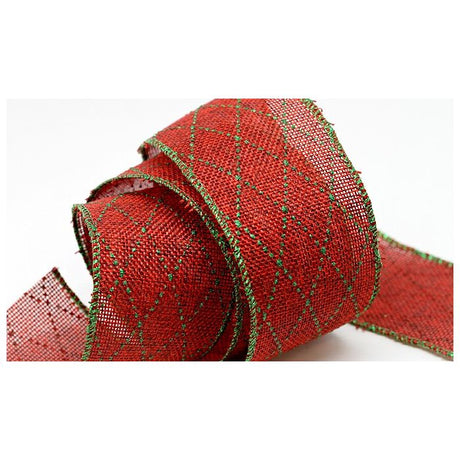 Burlap Glitter Ribbon
