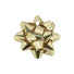 Gold - Glitter Star Bows - 4-1/4" Width Bow with 16 Loops (3/4" Ribbon)