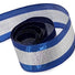 Royal / Silver - Glitz Ribbon - 1-1/2" x 50 Yards