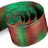 Metallic Red / Green with Gold Edge - Glorious Ribbon - 2-1/8" x 50 Yards