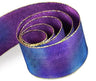 Metallic Blue / Purple with Gold Edge - Glorious Ribbon - 2-1/8" x 50 Yards