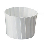 White - Pleated Muffin Cup - (4.7 oz) 2.2 Dia. x 2.0" H