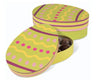 Green - Egg Shaped Candy Box - (1/2 lb) 6 x 4-1/8 x 1-1/8"