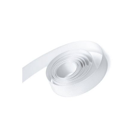 White - Grosgrain Ribbon - 1/4" x 100 Yards