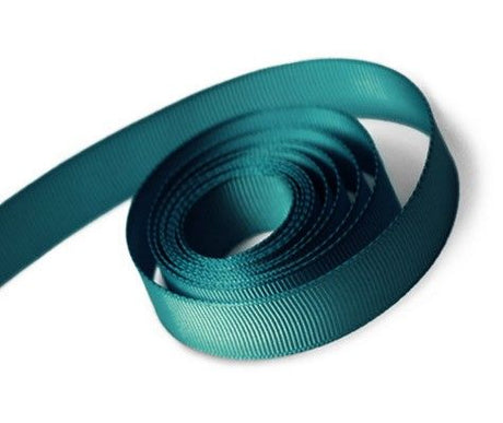 Teal - Grosgrain Ribbon - 1/4" x 100 Yards