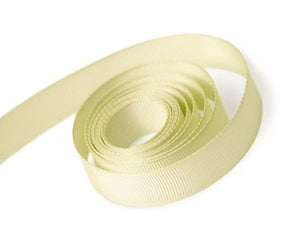 Cream - Grosgrain Ribbon - 3/8" x 100 Yards