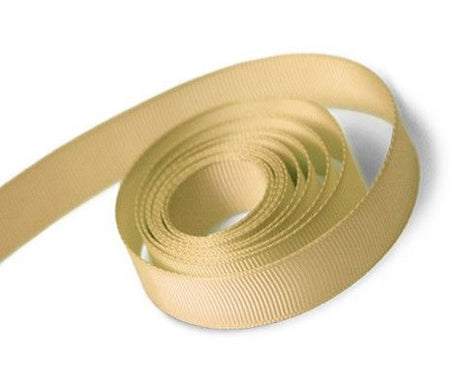Natural - Grosgrain Ribbon - 3/8" x 100 Yards