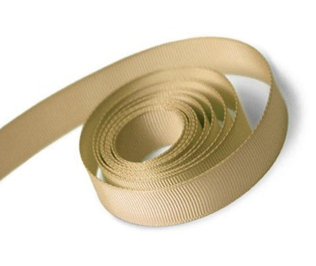 Khaki - Grosgrain Ribbon - 1/4" x 100 Yards
