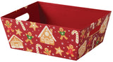 Gingerbread Lane - Basket Tray - 12 x 9-1/2 x 4-1/2"