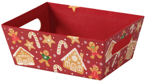 Gingerbread Lane - Basket Tray - 9 x 7 x 3-1/2"