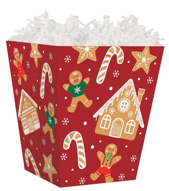 Gingerbread Lane - Sweet Treat Boxes - 4 x 4 x 4-1/2"