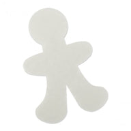 White - Ginger Bread Man Candy Pad - (Ginger Bread Man) 4-3/4 x 7-3/16"