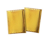 Gold Metallic Bubble Mailers Size 6.5x10 Padded Shipping Bags