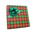 Red/Green Plaid - Gift Wrap - Cutter Box Gift Wrap Roll (24" x 100 ft.)