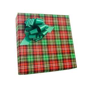 Red/Green Plaid - Gift Wrap - Cutter Box Gift Wrap Roll (24" x 100 ft.)