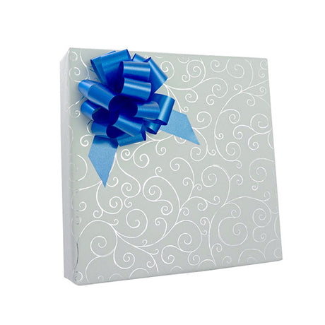 Swirly Curls Metallized - Gift Wrap - Ream Gift Wrap Roll (30" x 833 ft.)