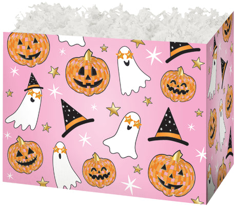 Halloween Disco Party - Basket Box - 10-1/4 x 6 x 7-1/2"