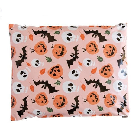 Halloween Pumpkin Poly Mailers Size 10x13 Colorful Shipping Bags
