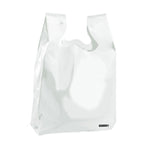 White - Economy Hi-D T-shirt Bag - 11-1/2 x 6-1/2 x 21-1/2"