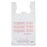 Thank You - T-Shirt / Carry Out Bag - 12 x 7 x 22" - Thank You (0.5 mil)