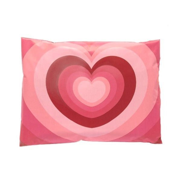 Heart Poly Mailers Size 14x17 Valentine Shipping Bags