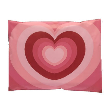 Heart Poly Mailers Size 14x17 Valentine Shipping Bags