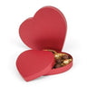 Red Quilted - Heart Shaped Candy Box - (1 lb) 9-1/8 x 7-1/2 x 1-1/8"