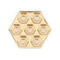 Gold - Hexagonal Candy Tray - (Hex - 7pc.) 4-1/2 x 2-1/4 x 5/8" - Pack/25
