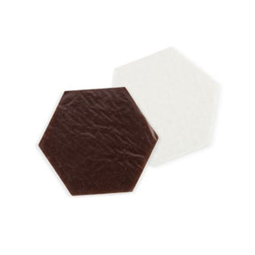 White - Hex Candy Pad - (Hex) 4-1/16 x 4-5/8" - Pack/20