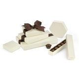 Quilted Cream - Set Up Candy Box - (7 Pc.) 4 x 4 x 1-1/8"