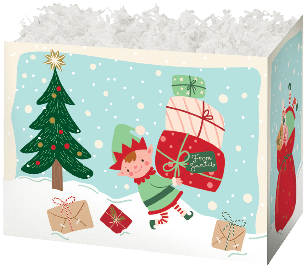Holiday Helpers - Basket Box - 10-1/4 x 6 x 7-1/2"