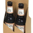 Natural Kraft - 4 Bottle Beer Carrier - 5-1/8 x 5-1/8 x 11-3/8"