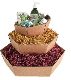 Natural Kraft - Folding Corrugate Tray - 15 x 11-3/4 x 4"