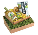 Natural Kraft - Hi Back Italian Tray - 12-1/8 x 9-3/8 x 4-1/8"