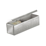 Silver Embossed - 1 Bottle Box (Horizontal) - 13-3/8 x 3-3/4 x 3-3/4"