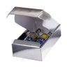Silver Embossed - 2 Bottle Box - 13-3/8 x 7-1/4 x 3-1/2"