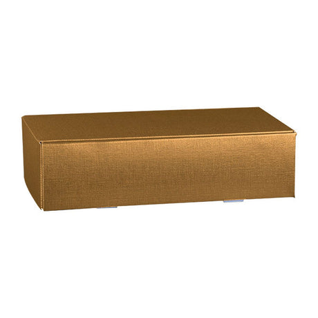 Matte Spun Gold - 2 Bottle Box - 7-1/4 x 3-1/2 x 13-3/8"
