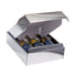Silver Embossed - 3 Bottle Box - 13-3/8 x 11 x 3-1/2"