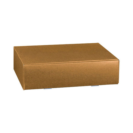 Matte Spun Gold - 3 Bottle Box - 11 x 3-1/2 x 13-3/8"