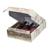 Barn Wood Satin Embossed - 3 Bottle Box - 13-3/8 x 11 x 3-1/2"
