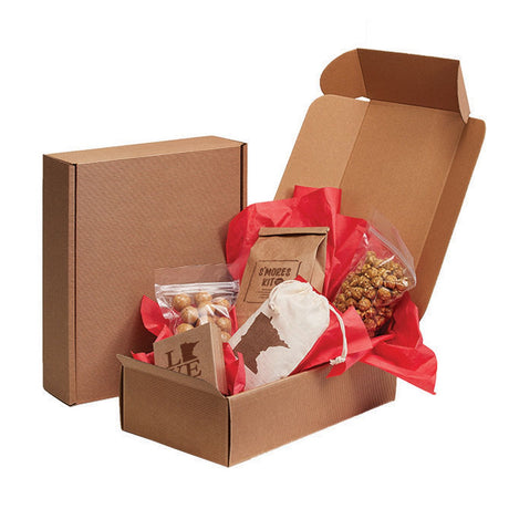 Tawny Textured Rib - E-Commerce Corrugated Box - 11 x 3-1/2 x 13-3/8" (B-Flute)