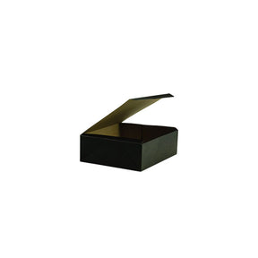 Black Linen Embossed - Top Tuck Box - 11-3/4 x 9-3/8 x 3-1/8"