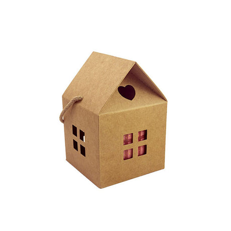 Natural Kraft - Italian Cottage Box - 4-3/4 x 4-3/4 x 4-3/8"