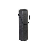 Black Embossed - 1 Bottle Carrier - 3-3/4 x 3-3/4 x 14"