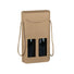 Natural Kraft - 2 Bottle Carrier - 8 x 3-3/4 x 14"